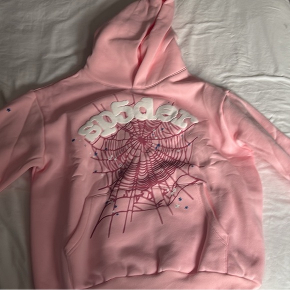 Spider Pink Hoodie medium